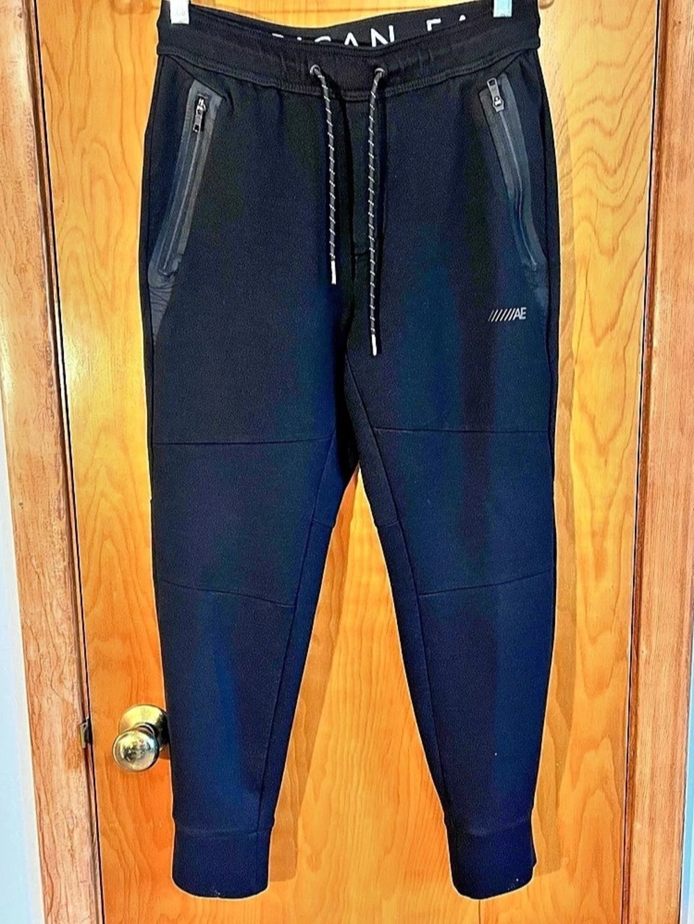American Eagle Active AE Flex Tech Jogger Sweatpants Men's Size Small Black